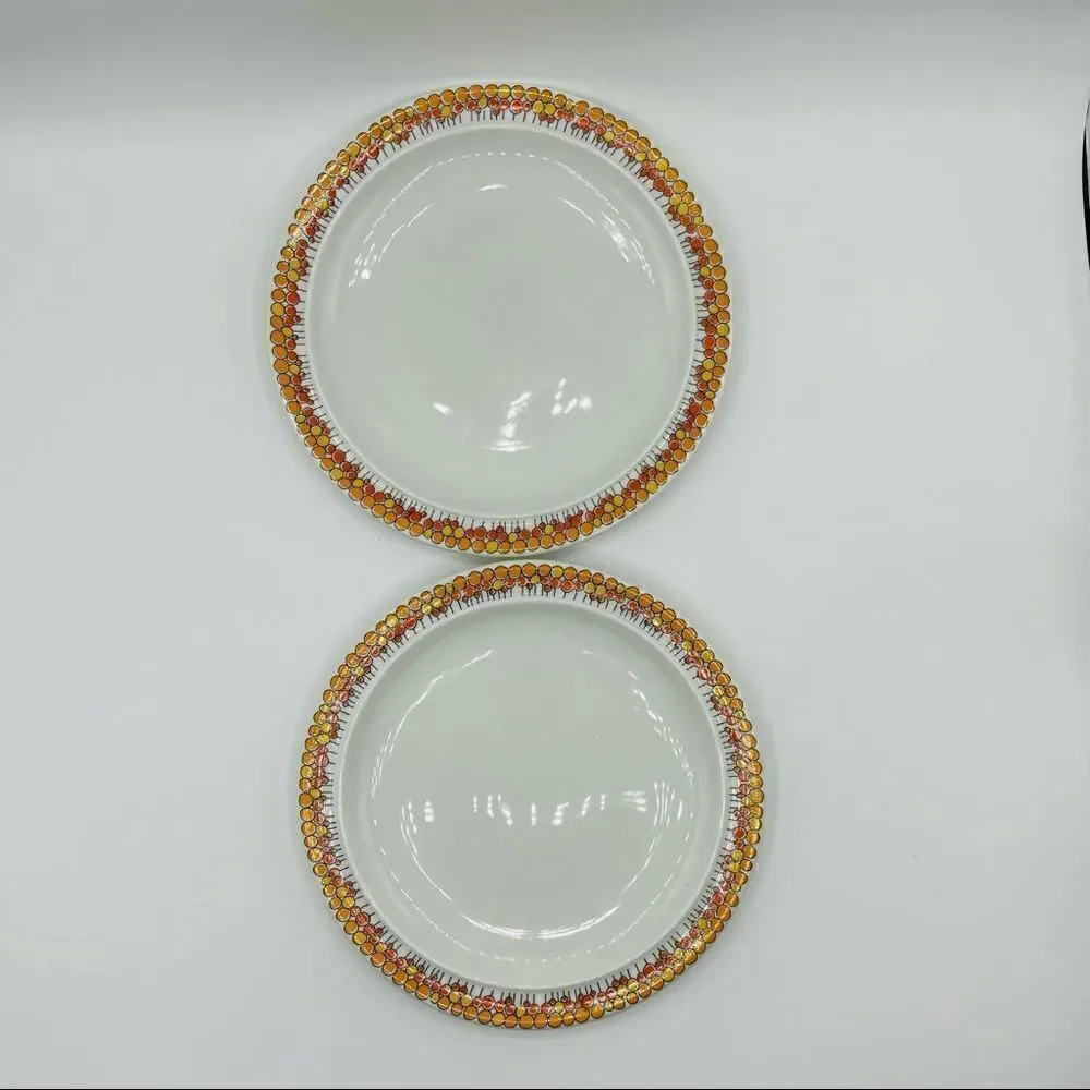 Pair of Vintage Mid-Century Thomas Germany Dessert Plates